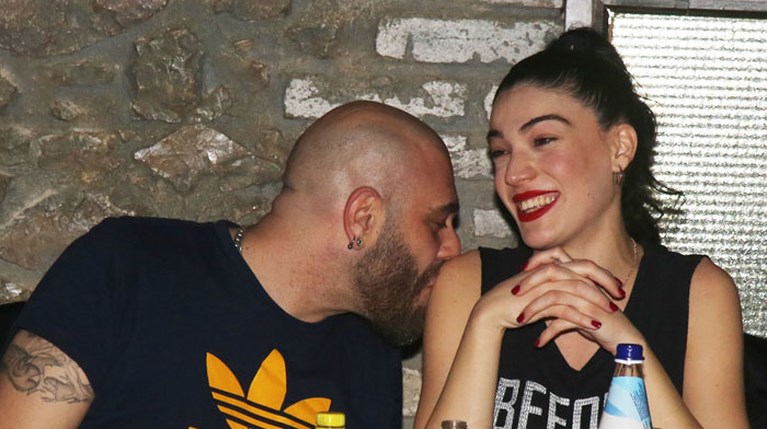 Ήβη Αδάμου Μιχάλης Κουινέλης στο Baraonda (1)