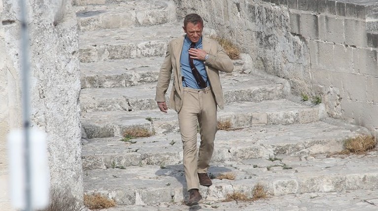 Στα γυρίσματα της νέας ταινίας James Bond εντοπίσθηκε ο Daniel Craig