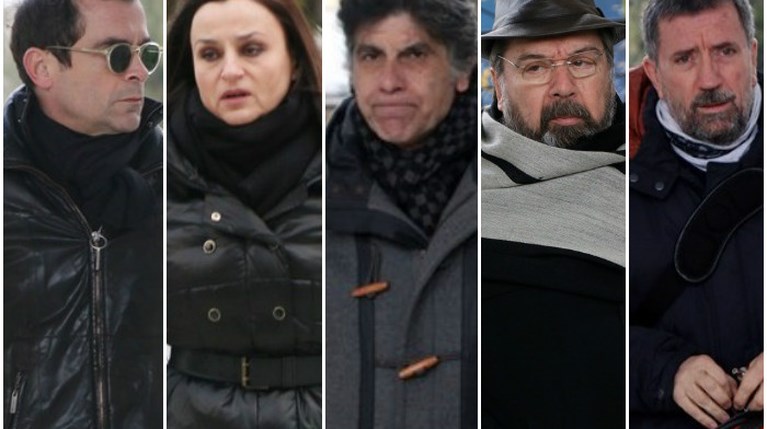 Η κηδεία του Σπυρου Ευαγγελάτου