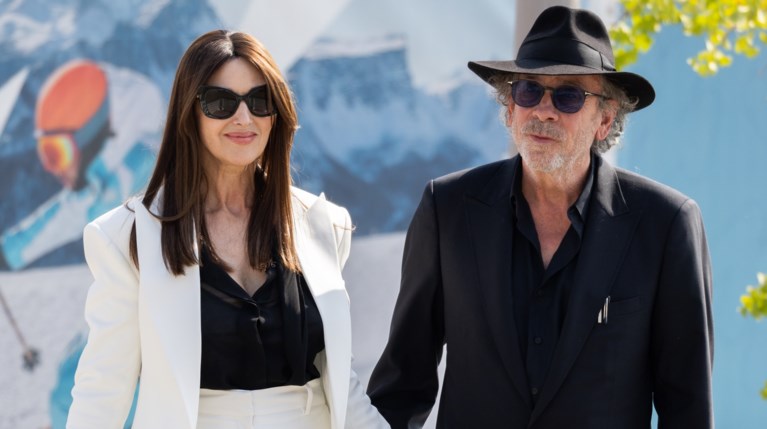 Monica Beluci & Tim Burton