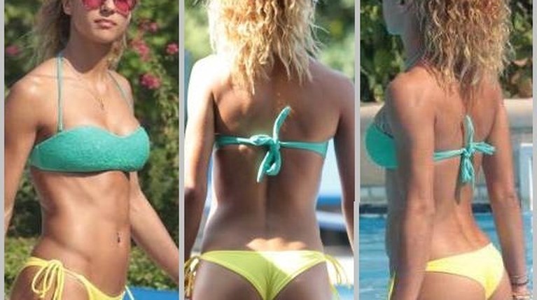 Ειρήνη Παπαδοπούλου με μαγιό από όλες τις όψεις