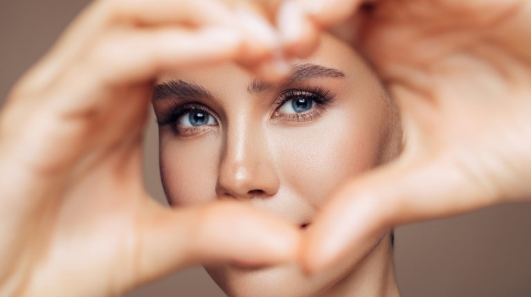 woman, face