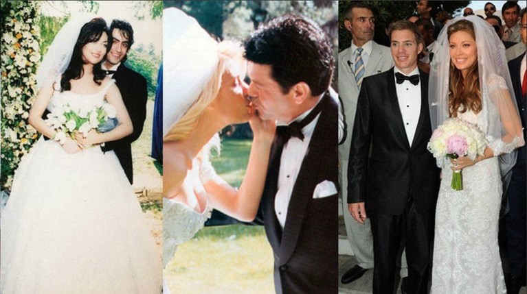γάμοι ελληνικής showbiz collage