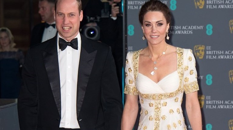 Πρίγκιπας William & Kate Middleton στα Bafta 2020 (1)