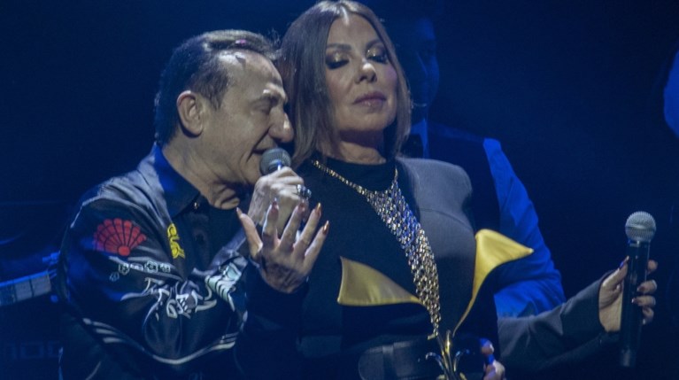 Λευτέρης Πανταζής και Άντζελα Δημητρίου