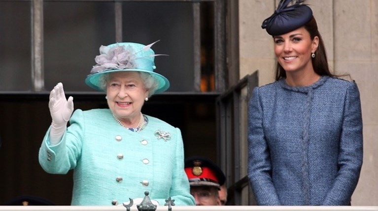 βασίλισσα Ελισάβετ - Kate Middleton