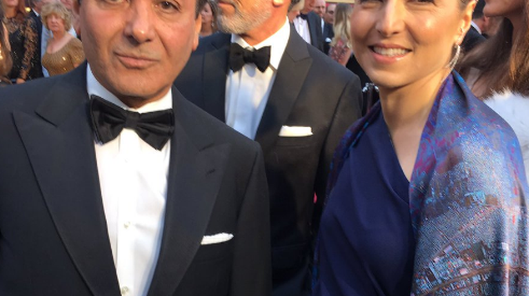 Anousheh Ansari και Firouz Naderi 