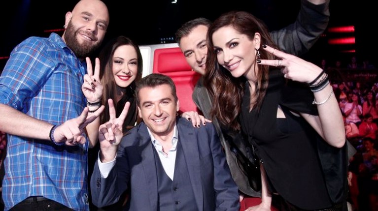 The Voice - Γιώργος Λιάγκας, Δέσποινα Βανδή, Αντώνης Ρέμος, Μιχάλης Κουινέλης, Μελίνα Ασλανίδου