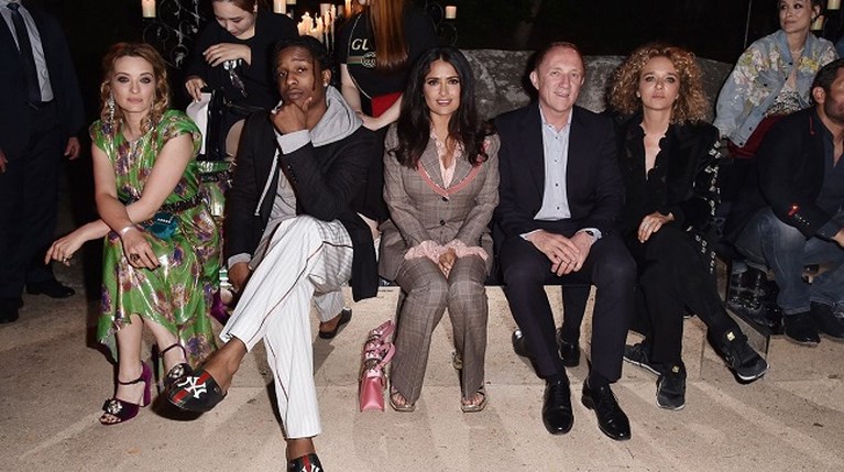 Gucci Cruise 2019 celebrities