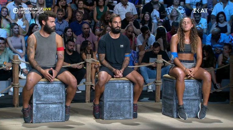 Survivor 2022 Ημιτελικός Στάθης Σχίζας Άρης Σοϊλέδης Ασημίνα Χατζηανδρέου