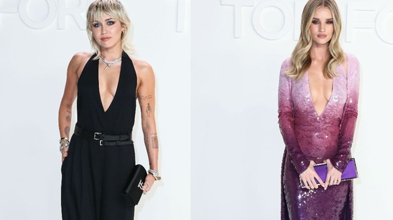 Tom Ford front row στο show