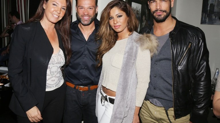 Η Βάνα Μπάρμπα, ο Κώστας Σόμερ και η Νάταλι Κάτερ, και ο Νίκος Αναδιώτης