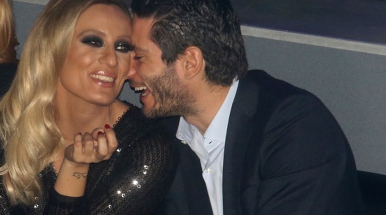 H Ελεονώρα Μελέτη και ο Βύρων Βασιλειάδης στο πάρτι του Epsilon (3)