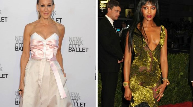 Sarah Jessica Parker- Naomi Campbell