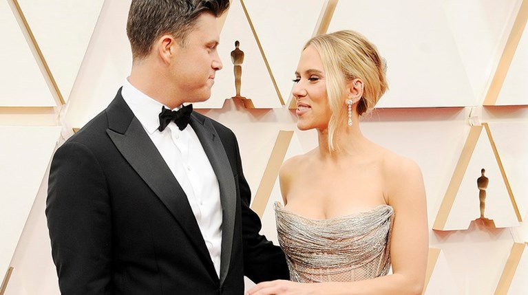 Scarlett Johansson & Colin Jost