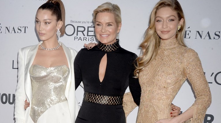 Bella Hadid, Yolanda Hadid & Gigi Hadid