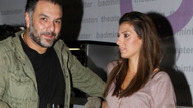 Γρηγόρης Αρναούτογλου με την αγαπημένη του, Κατερίνα Κόκλα (r)