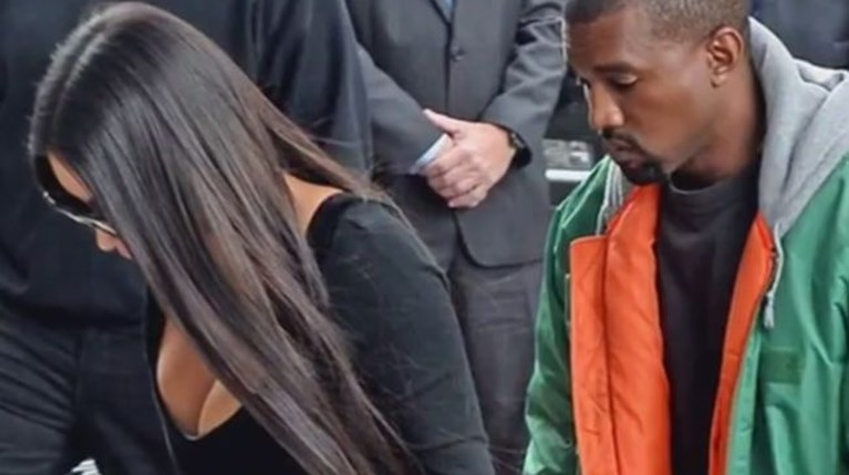 Kim Kardashian Kanye West New York