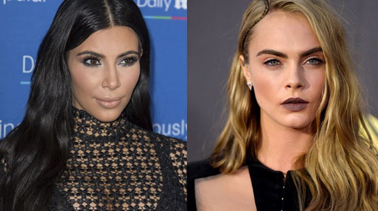 Kim Kardashian και Cara Delevingne r