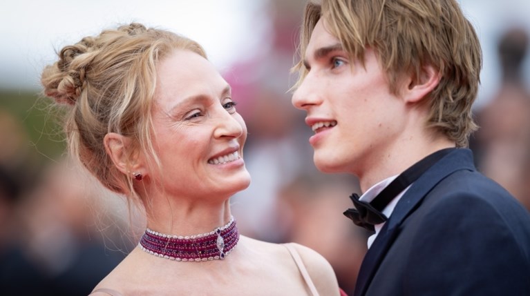 Levon Roan Thurman-Hawke & Uma Thurman
