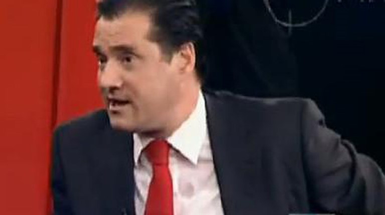 Ο Άδωνις Γεωργιάδης στην εκπομπή του Νίκου Χατζηνικολάου