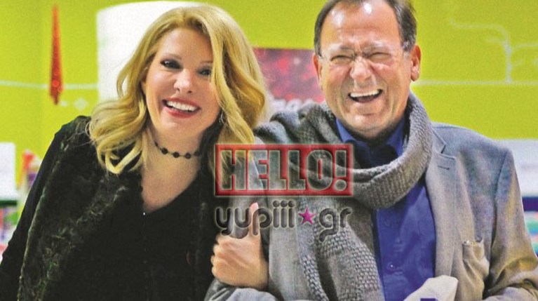 HELLO - Η Ελένη Μενεγάκη με τον Ανδρέα Φουστάνο (2)