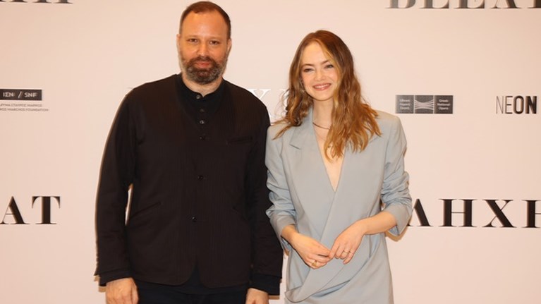 Ο Γιώργος Λάνθιμος και η Emma Stone στην παγκόσμια πρεμιέρα της ταινίας Βληχή στο ΚΠΙΣΝ (1)