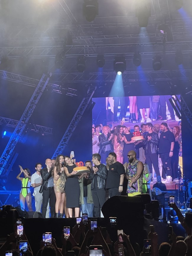 Δέσποινα Βανδή στον Λυκαβηττο