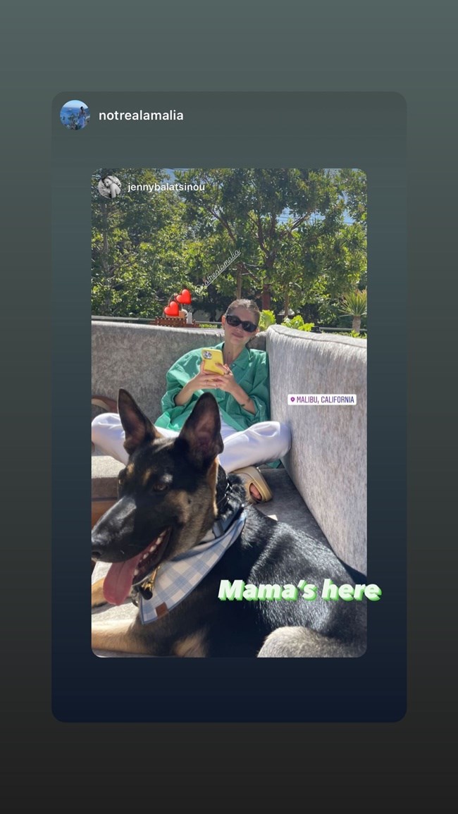 Αμαλία Κωστοπούλου instastory